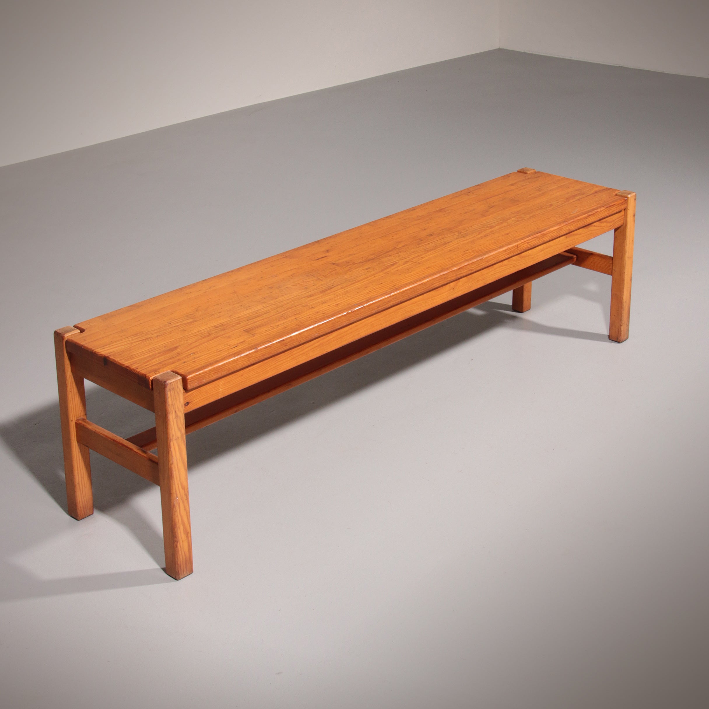 Ilmari Tapiovaara Pine Bench made in Scandinavian,1960