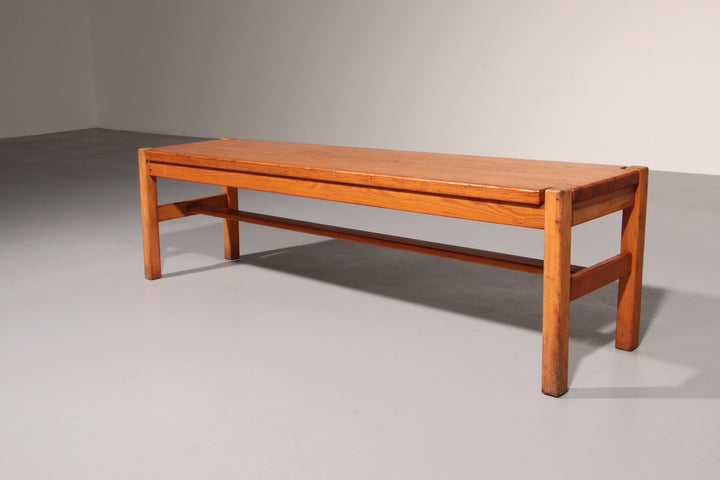 Ilmari Tapiovaara Pine Bench made in Scandinavian,1960