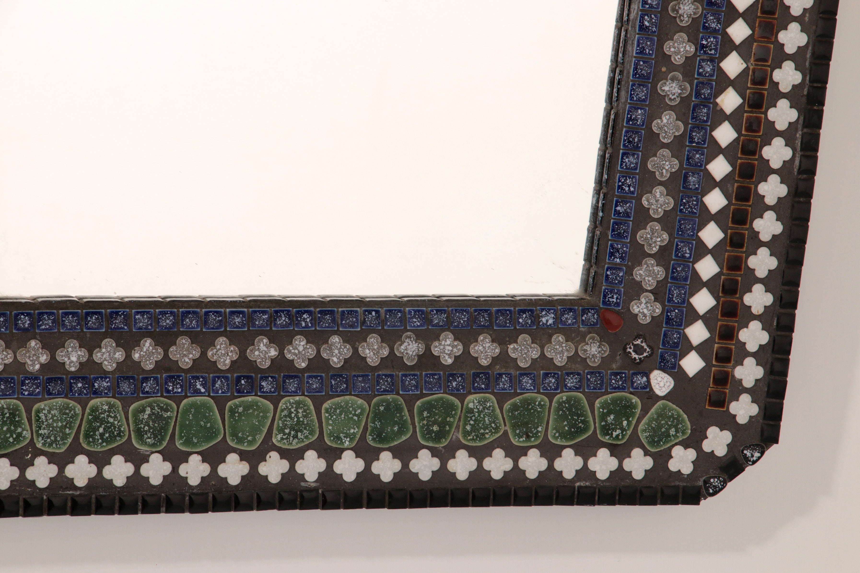 Beautiful 1960s Scandinavian Mosaic Wall Mirror