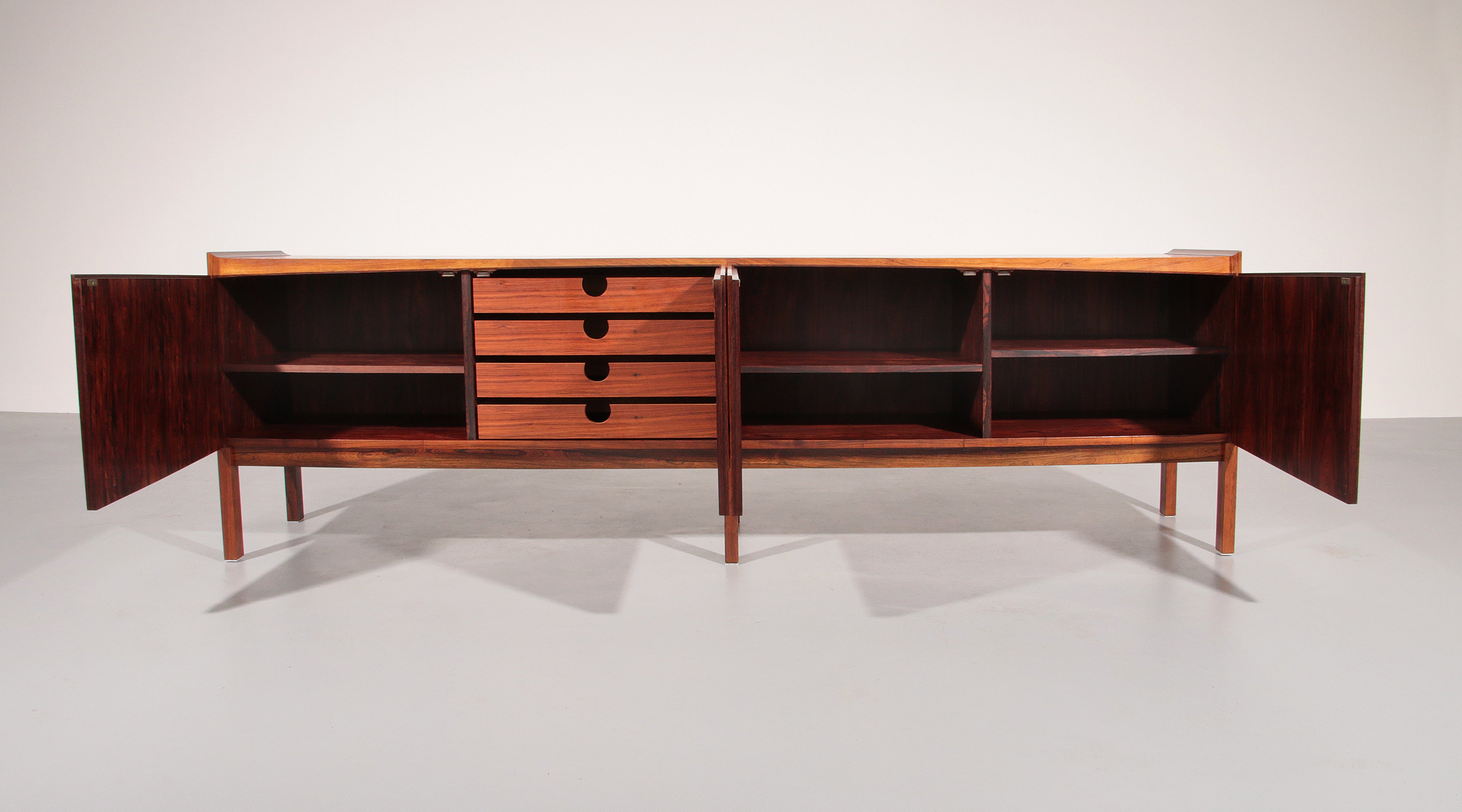 Arne Hovmand Olsen Wooden Sideboard for Mogens Kold, Denmark, circa 1960