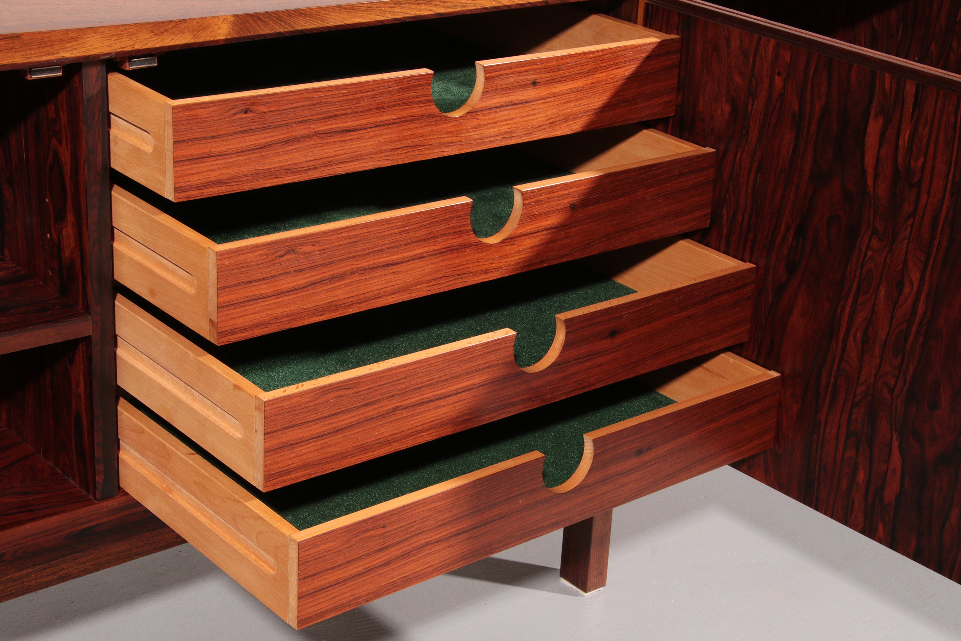 Arne Hovmand Olsen Wooden Sideboard for Mogens Kold, Denmark, circa 1960