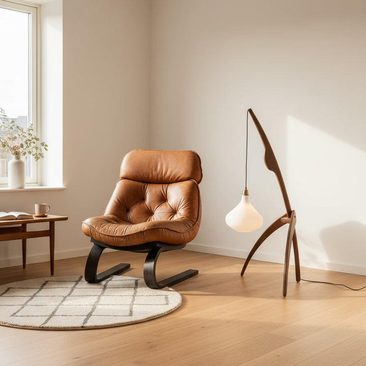 Danish Mid-Century  Praying Mantis Floor Lamp – Rispal Style