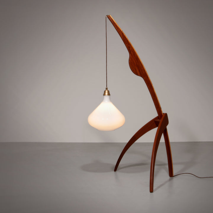 Danish Mid-Century  Praying Mantis Floor Lamp – Rispal Style
