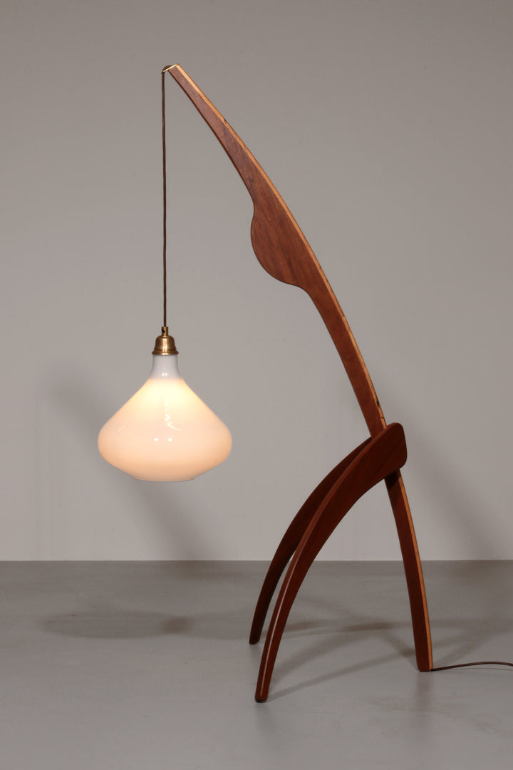 Danish Mid-Century  Praying Mantis Floor Lamp – Rispal Style