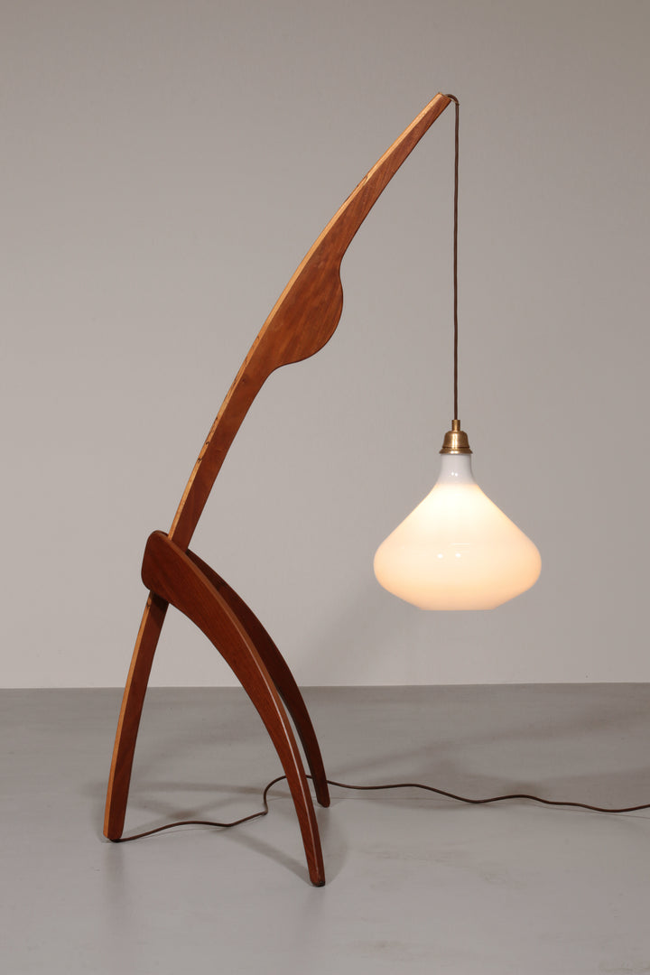 Danish Mid-Century  Praying Mantis Floor Lamp – Rispal Style