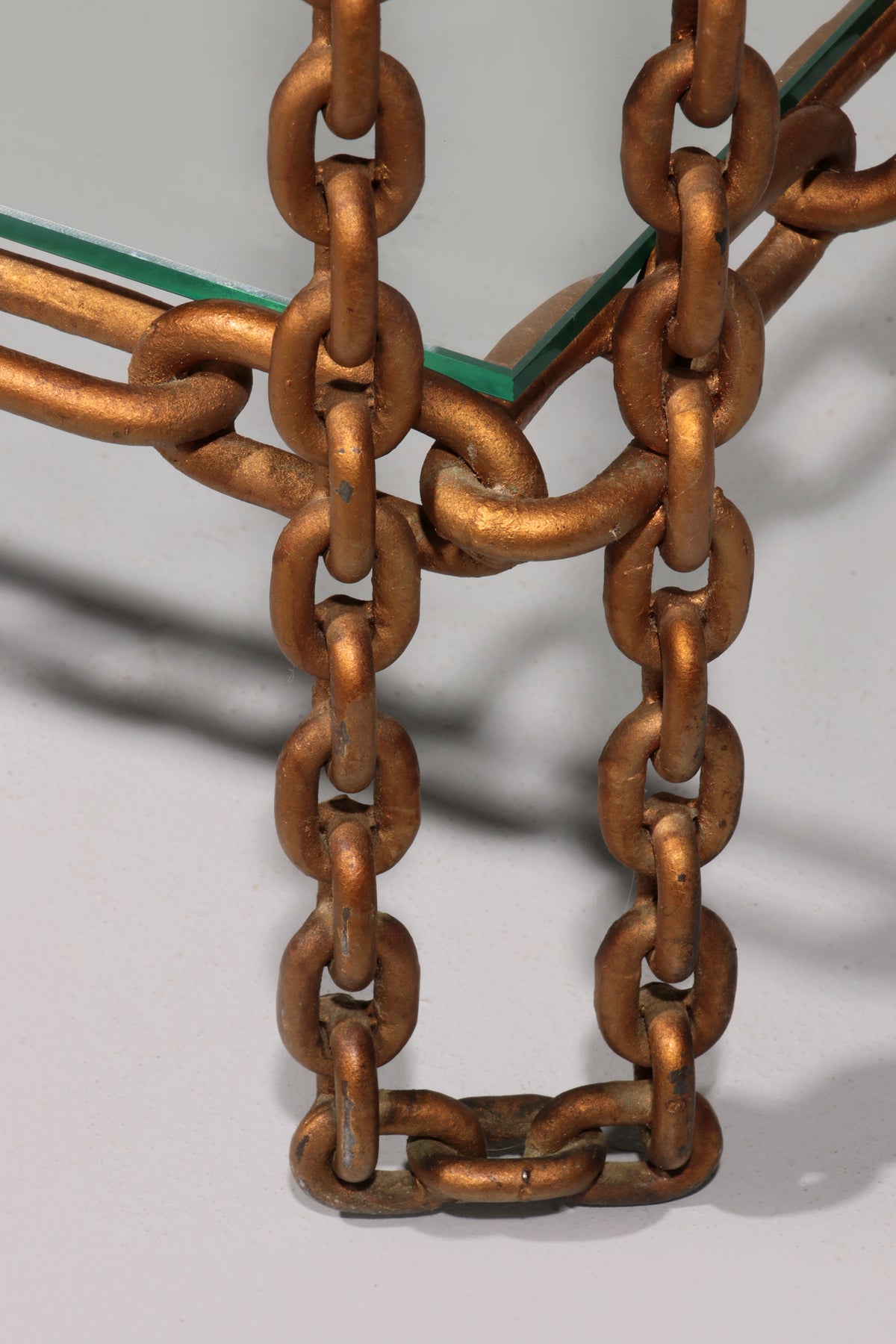 Boho Chain side table Industrial Elegance,1970
