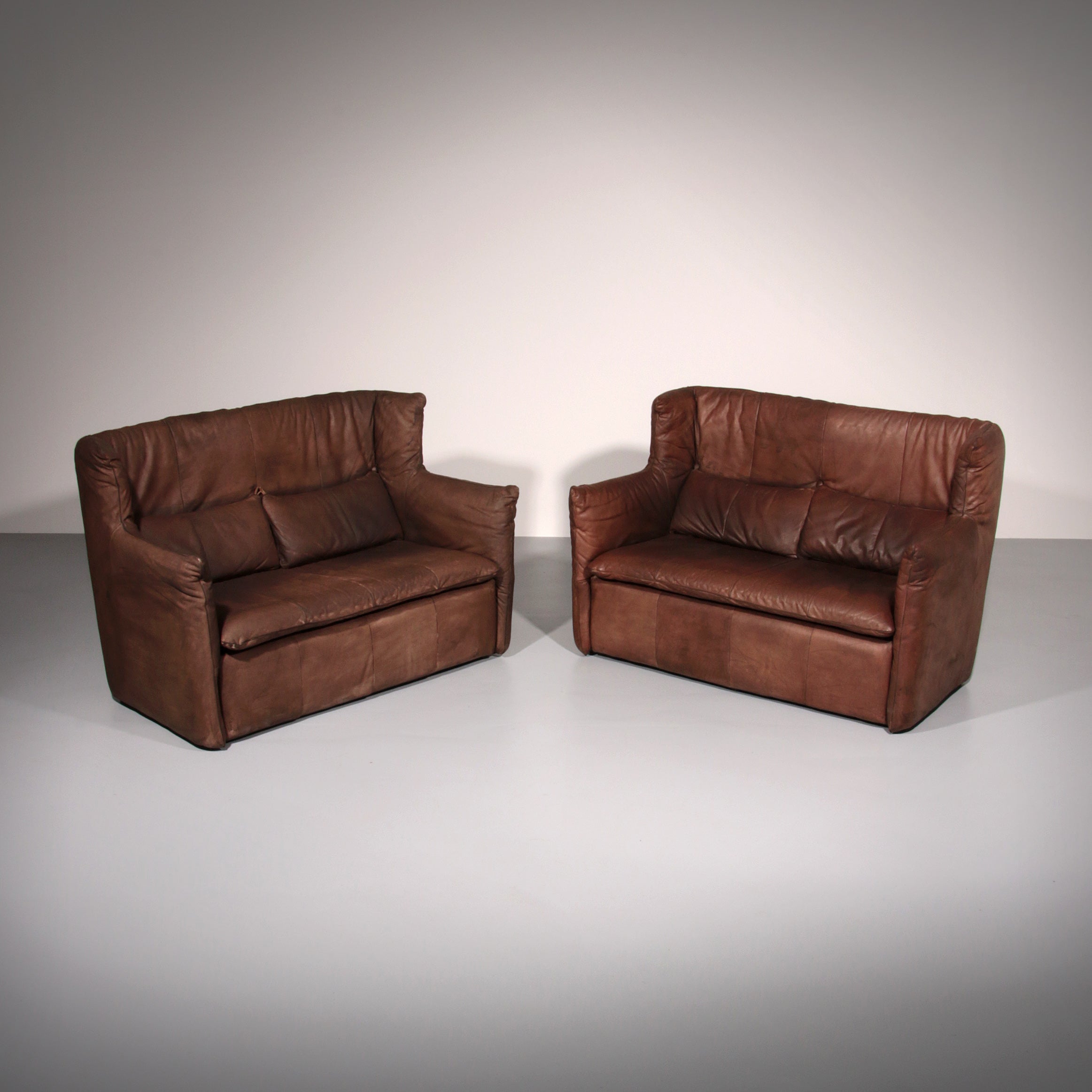 Luxurious Vintage Leather Sofa by Gerard van der Berg for Montis
