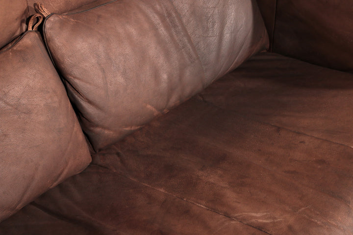 Luxurious Vintage Leather Sofa by Gerard van der Berg for Montis