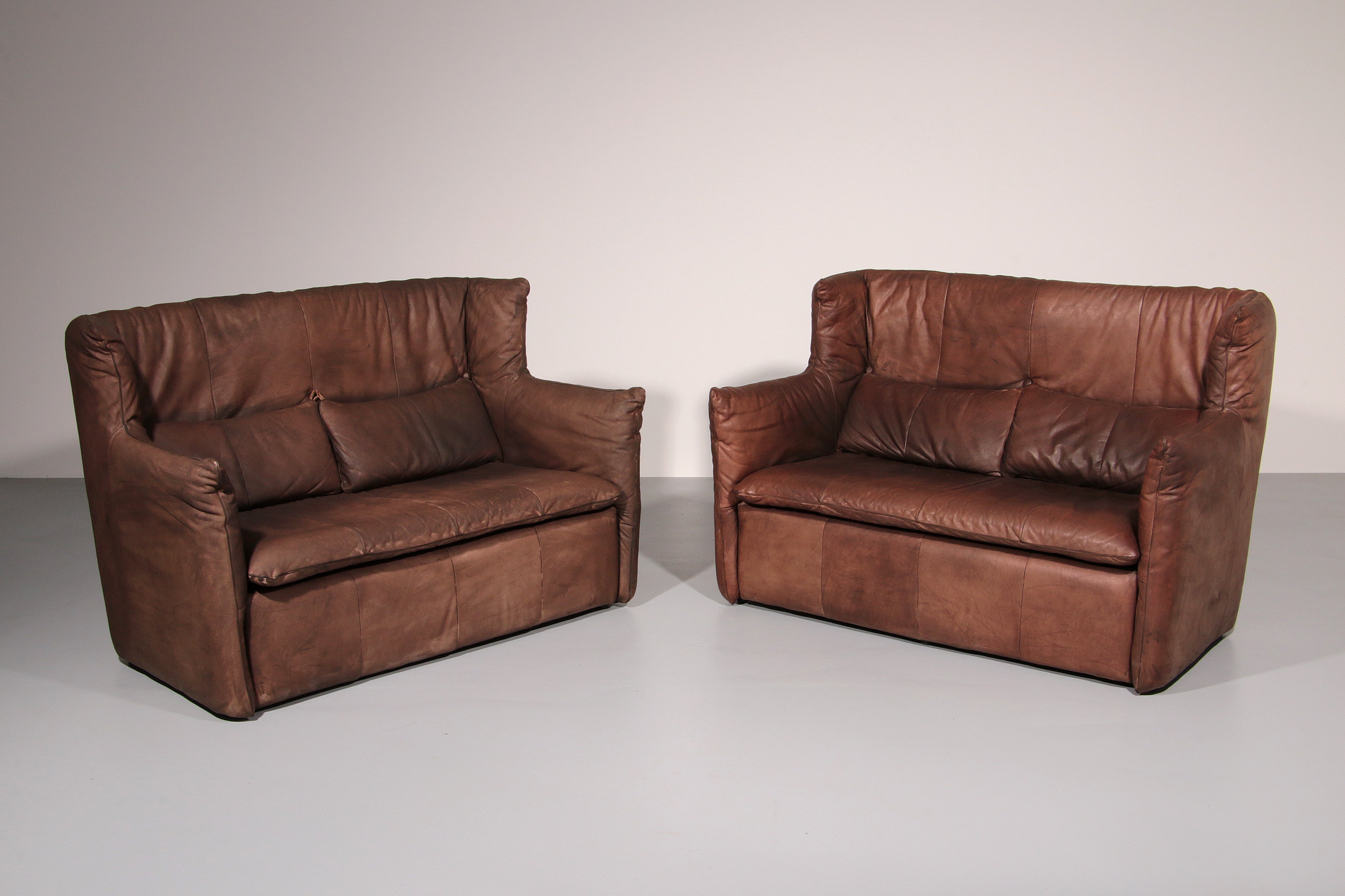 Luxurious Vintage Leather Sofa by Gerard van der Berg for Montis