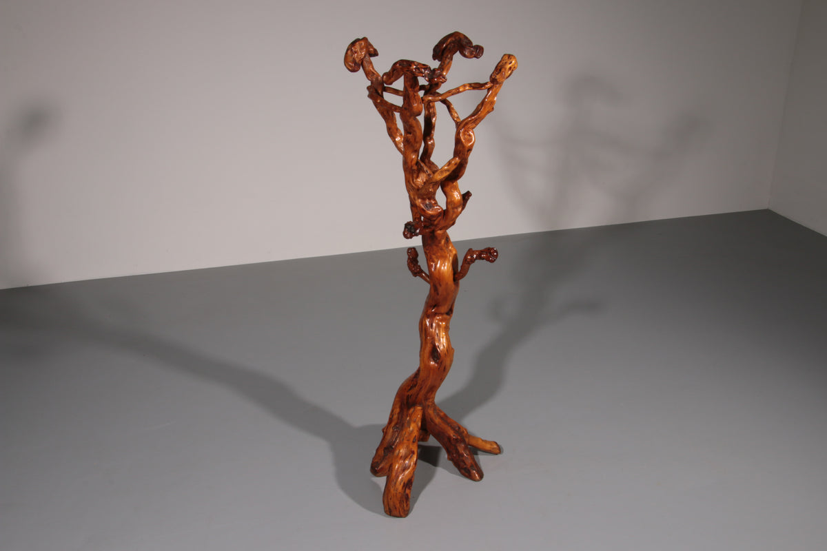 Sculptural Oak Coat Rack – A Functional Work of Nature Italy 60