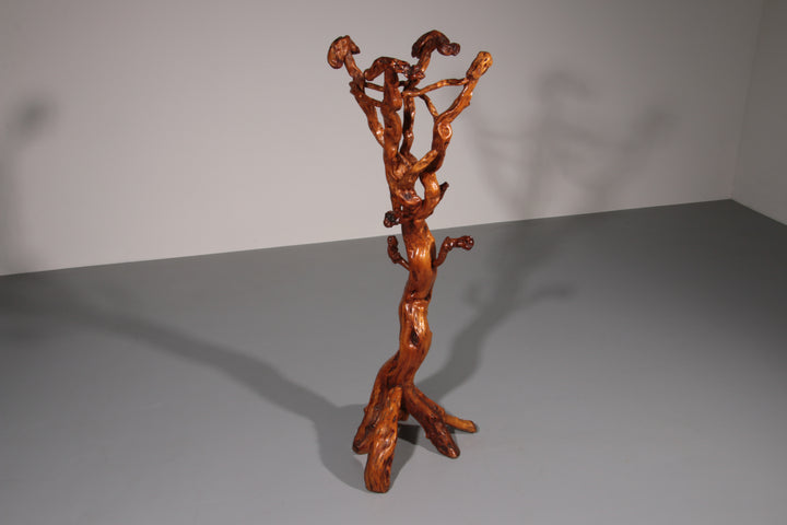 Sculptural Oak Coat Rack – A Functional Work of Nature Italy 60