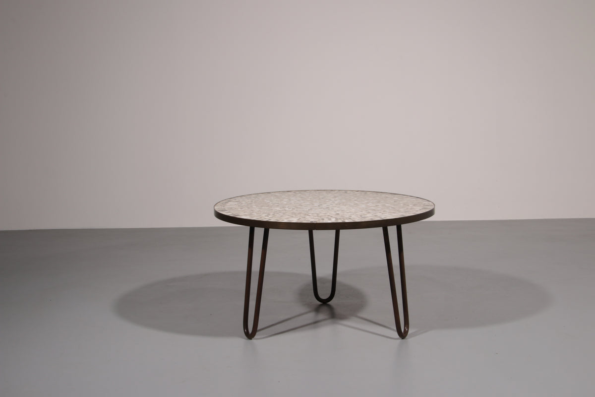 Mosaic Coffee Table by German Sculptor Berthold Müller