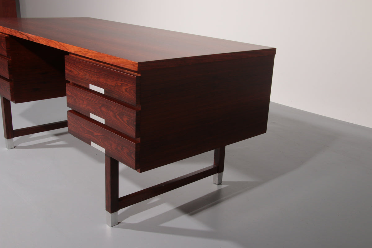 Danish Teak Desk from Eigil Petersens Møbelfabrik, 1970s 