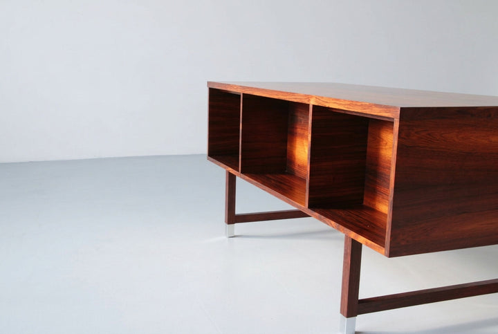 Danish Teak Desk from Eigil Petersens Møbelfabrik, 1970s 