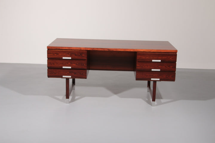 Danish Teak Desk from Eigil Petersens Møbelfabrik, 1970s 