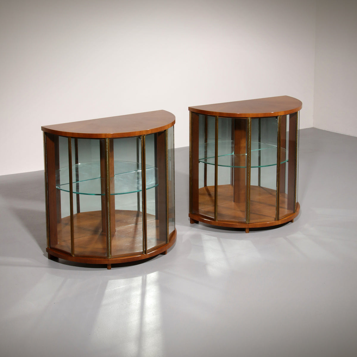 Very rare Italian display cabinets by Studio Grau Rome, Italy, 1977 custom made