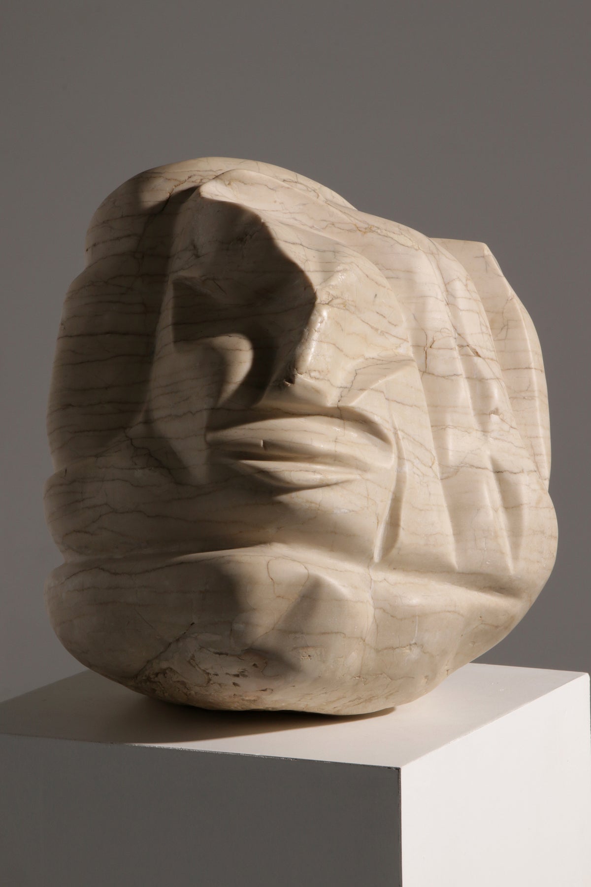 Italian Marble Sculpture – Mid-Century Modern Art, circa 1960