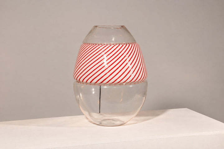 Vintage LT353 Egg Lamp in Murano Glass by Carlo Nason for AV Mazzega, Italy, 1970s 
