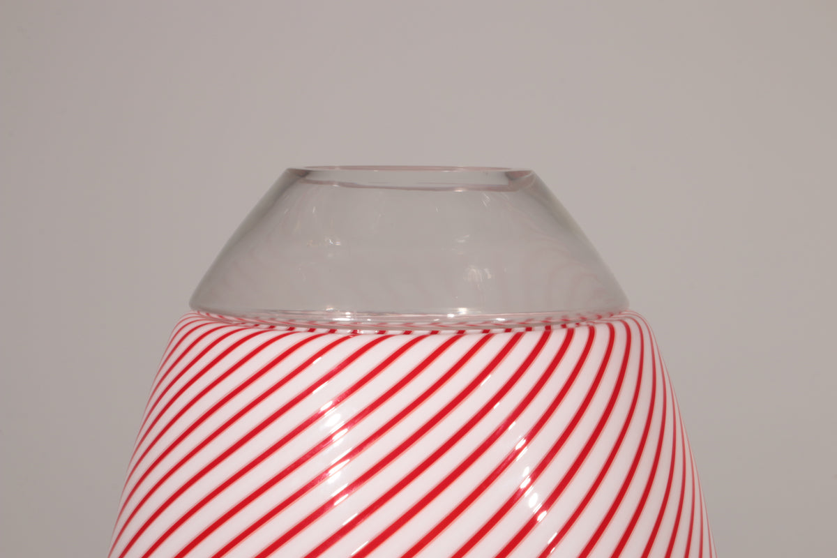 Vintage LT353 Egg Lamp in Murano Glass by Carlo Nason for AV Mazzega, Italy, 1970s 