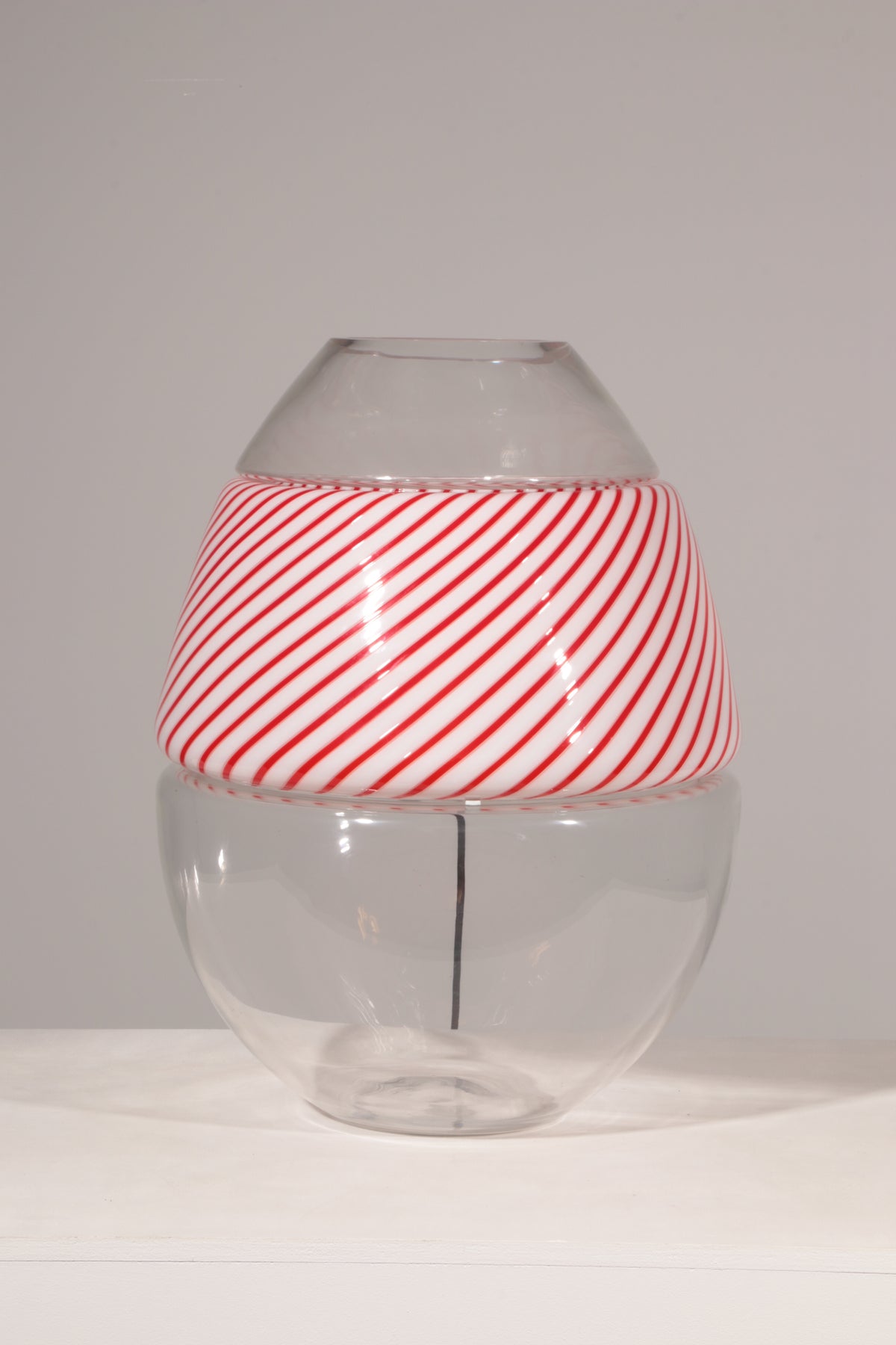 Vintage LT353 Egg Lamp in Murano Glass by Carlo Nason for AV Mazzega, Italy, 1970s 