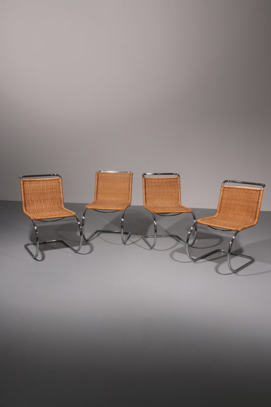 Thonet Iconic Ludwig Mies van der Rohe MR 533 Floating Chairs – Perfect Condition