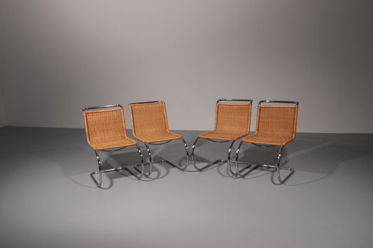 Thonet Iconic Ludwig Mies van der Rohe MR 533 Floating Chairs – Perfect Condition