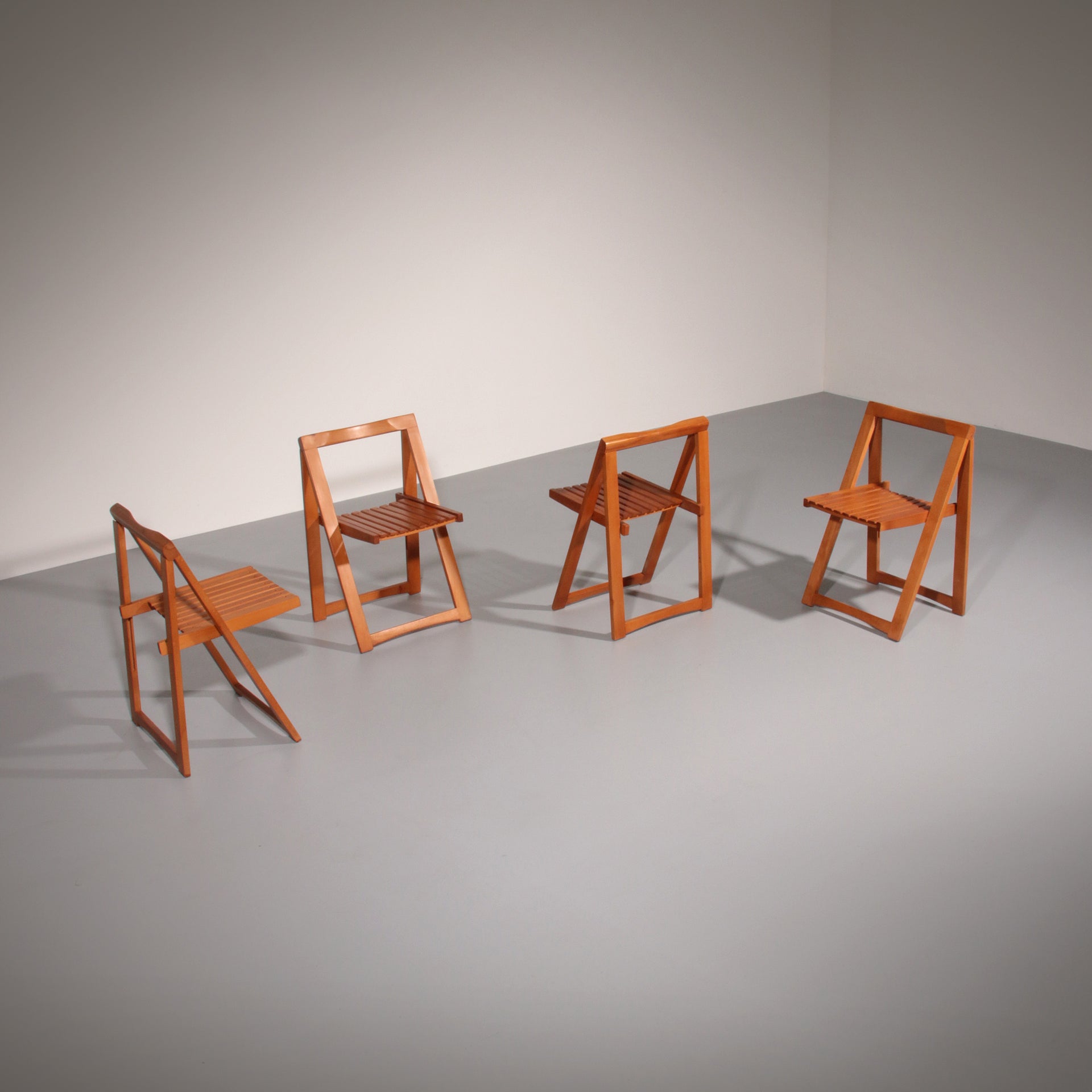 Trieste Chairs by Aldo Jacober for Alberto Bazzani, 1960s, Set of 4