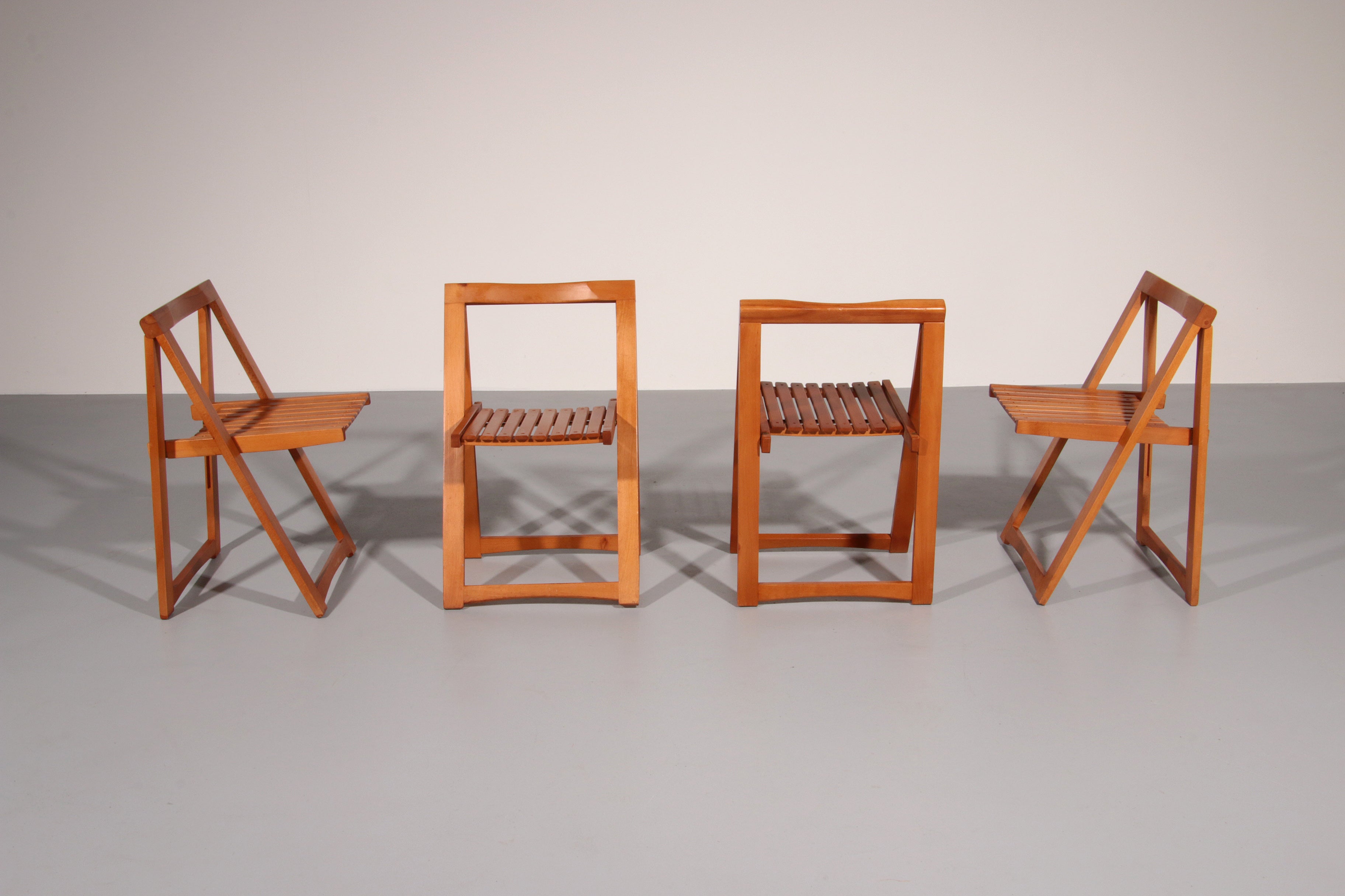 Trieste Chairs by Aldo Jacober for Alberto Bazzani, 1960s, Set of 4