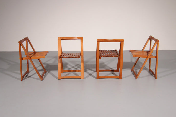 Trieste Chairs by Aldo Jacober for Alberto Bazzani, 1960s, Set of 4