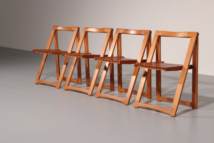 Trieste Chairs by Aldo Jacober for Alberto Bazzani, 1960s, Set of 4