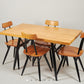 "Ilmari Tapiovaara 'Pirkka' Dining Set – Table and Four Chairs, Finland, 1970s"