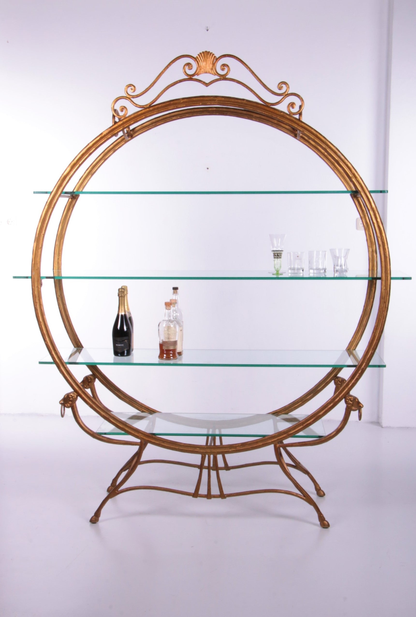 Hollywood Regency Wall Unit or roomdivider from Carlton Hotel Copehagen 1950 ON HOLD