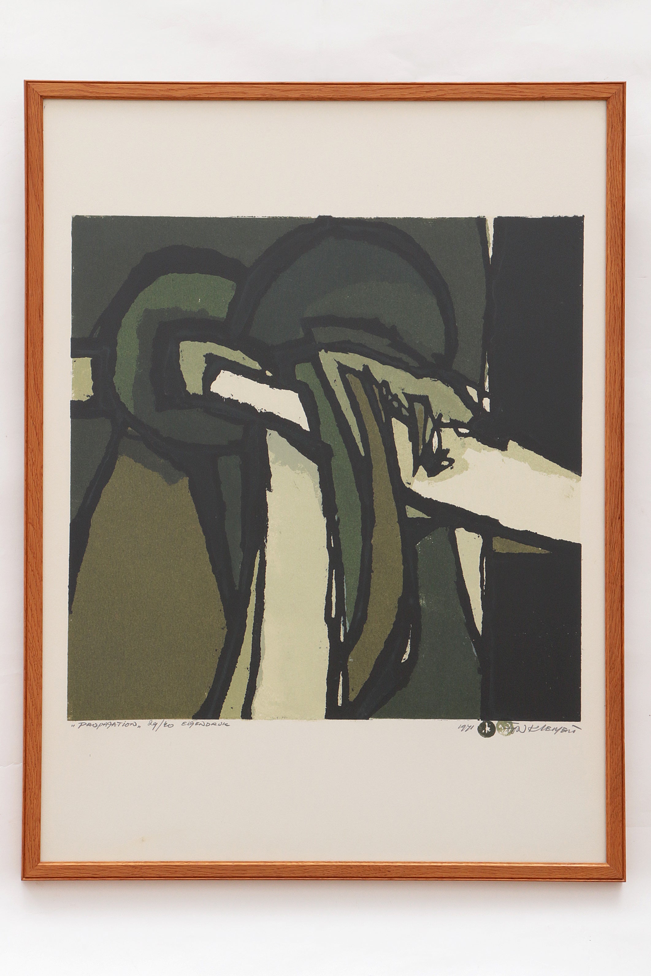 Fon Klement (1930-2000)  'Propagation', gesigneerd met 29/40 eigendruk,1971