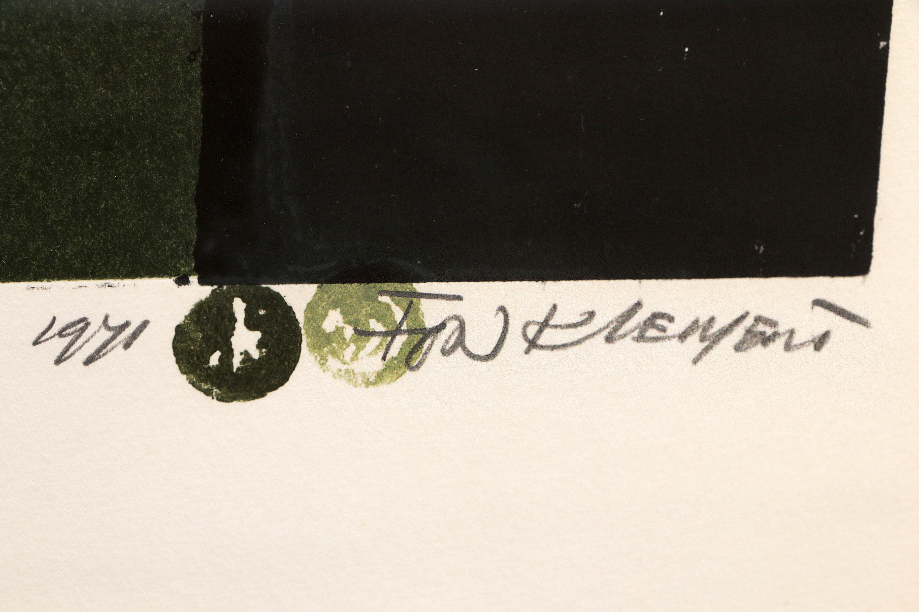 Fon Klement (1930-2000)  'Propagation', gesigneerd met 29/40 eigendruk,1971