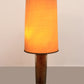 Vintage Brutalist Table Lamp in Marble & Glass, 1980s Design