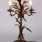 Gilt ‘Sheaf of Wheat’ Table Light, Florentine Table Lamp by Hans Kögl, 1960s