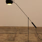 Mooie Vintage Hengelvloerlamp met bruine metalen bol, 1960