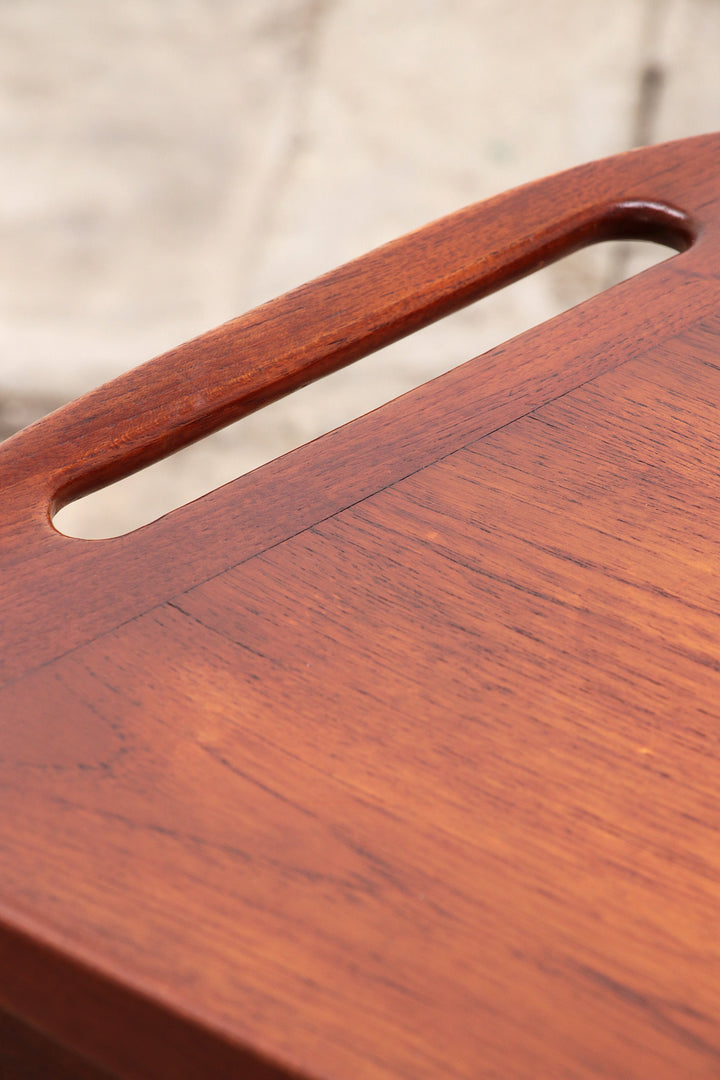 Poul Jensen Trolley teak gemaakt door Selig,1960 denemarken.