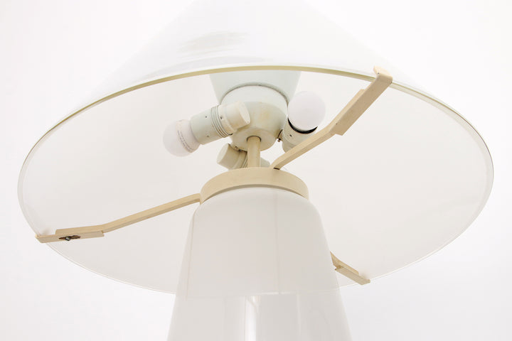 Mooie vintage set murano glas tafellampen Gianni Seguso, 1970