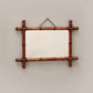 Vintage Beautiful French bamboo mirror