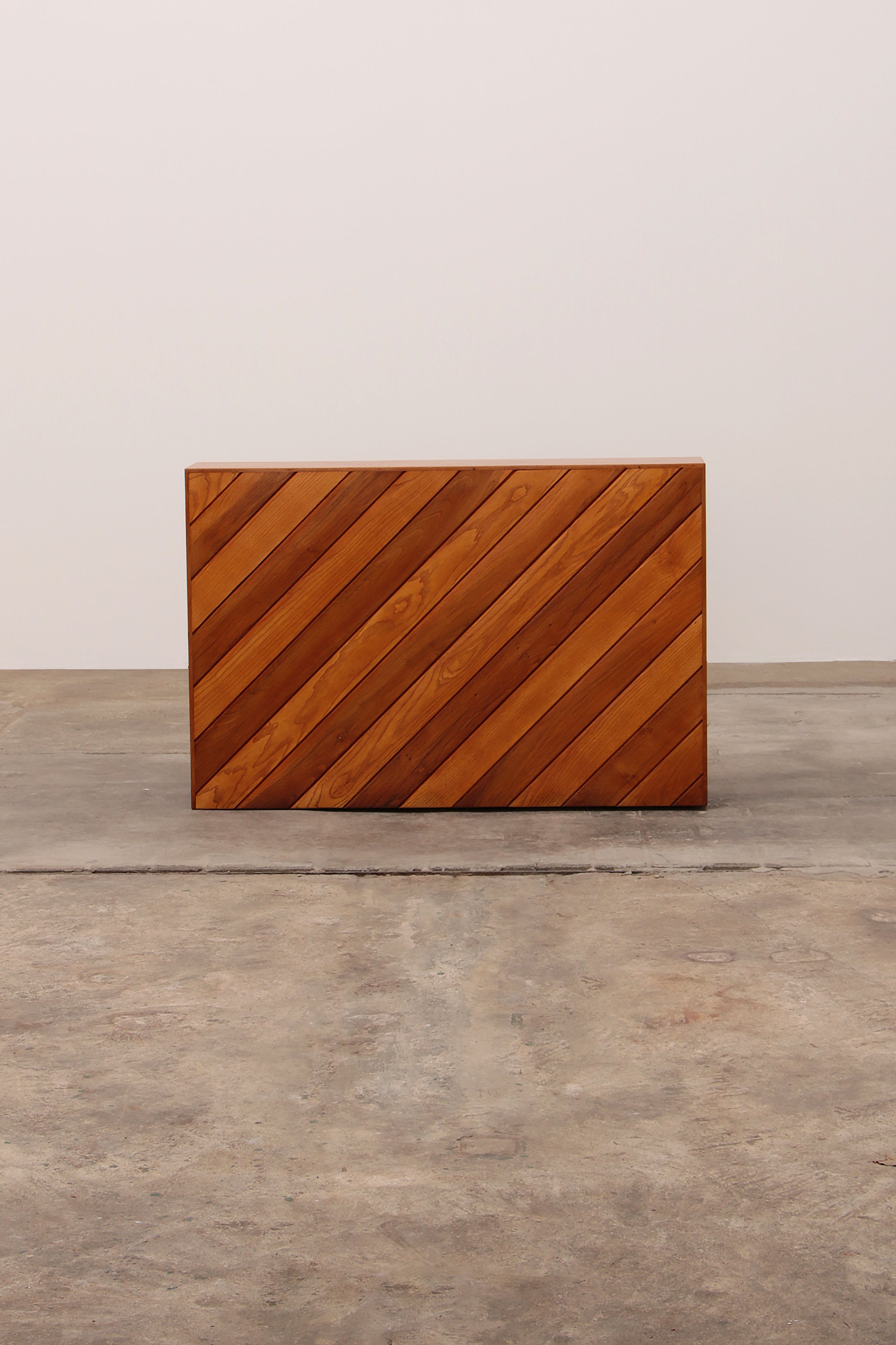 Modulaire beuken set twee roomdividers met banken,1970 Italië