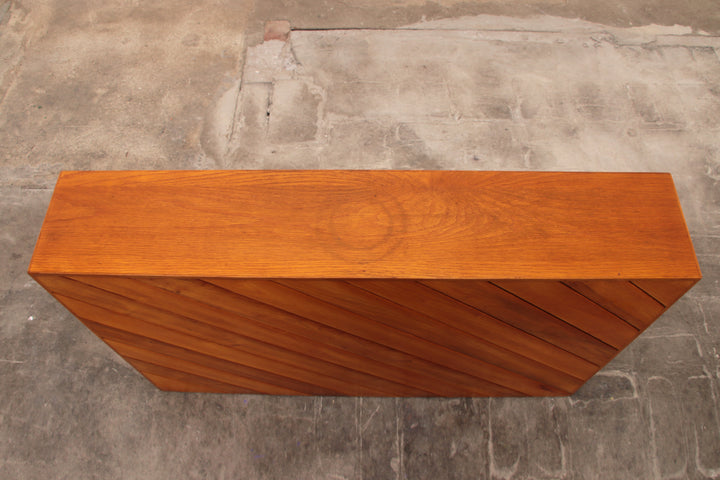 Modulaire beuken set twee roomdividers met banken,1970 Italië