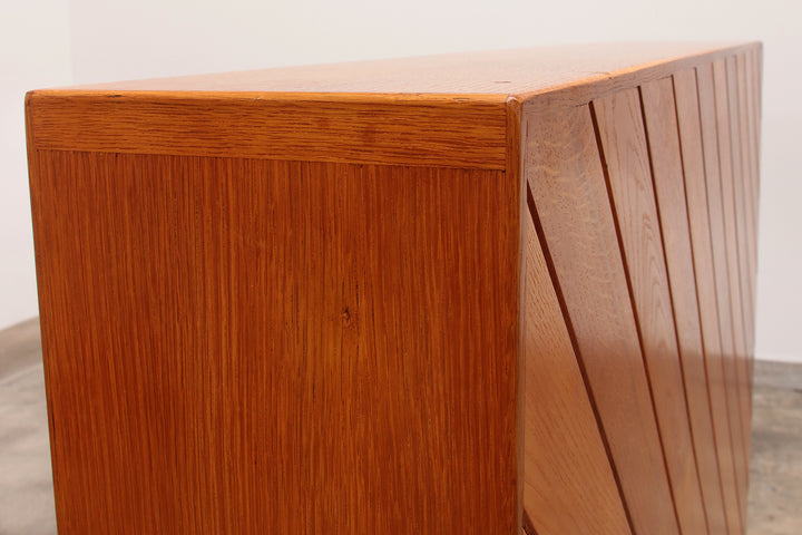 Modulaire beuken set twee roomdividers met banken,1970 Italië