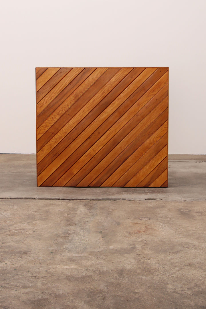 Modulaire beuken set twee roomdividers met banken,1970 Italië