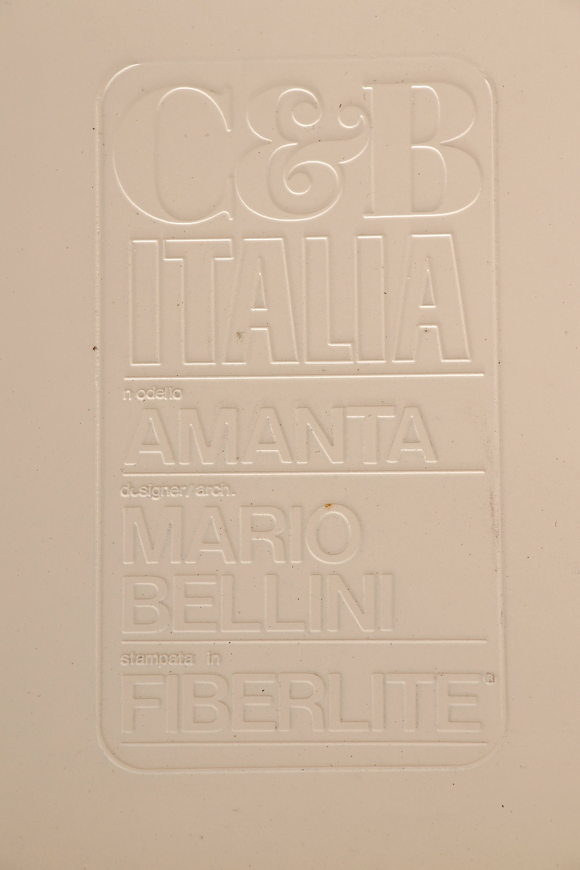Mario Bellini Amanta modulaire bank in oranje leer voor C&B Italië, jaren 60