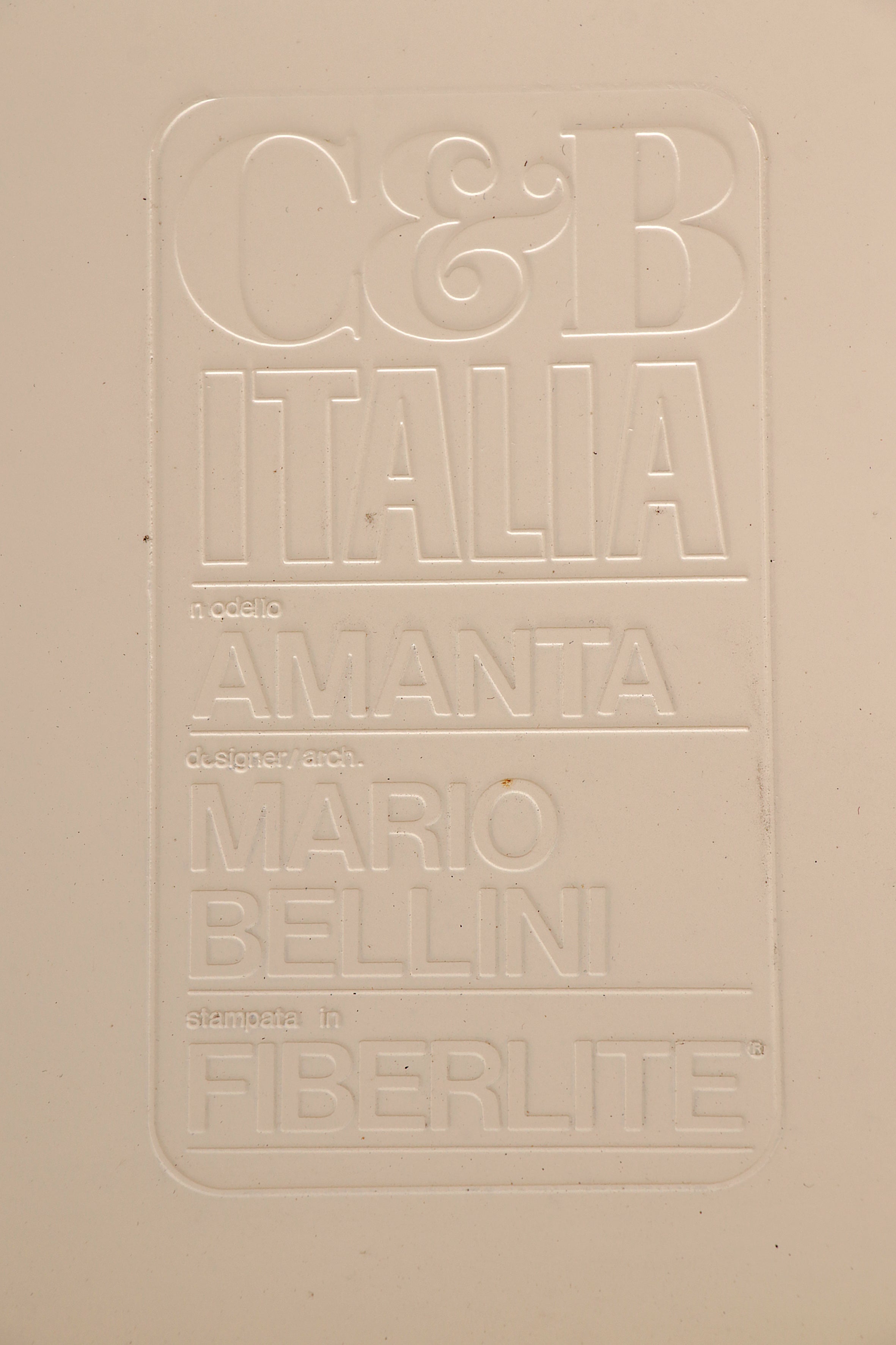 Mario Bellini Amanta modulaire bank in oranje leer voor C&B Italië, jaren 60