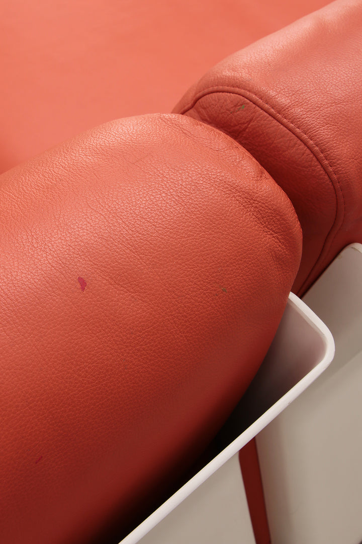 Mario Bellini Amanta modulaire bank in oranje leer voor C&B Italië, jaren 60