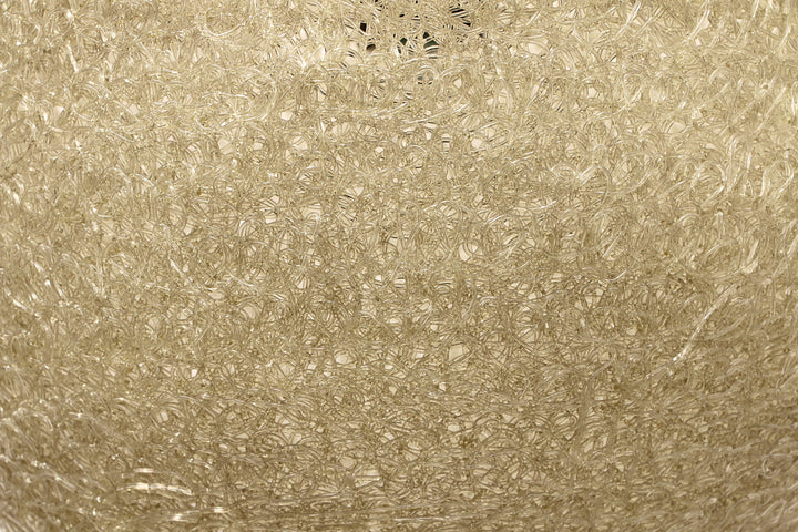 Hanglamp  'Spaghetti" Vintage creme gekleurd ,jaren6