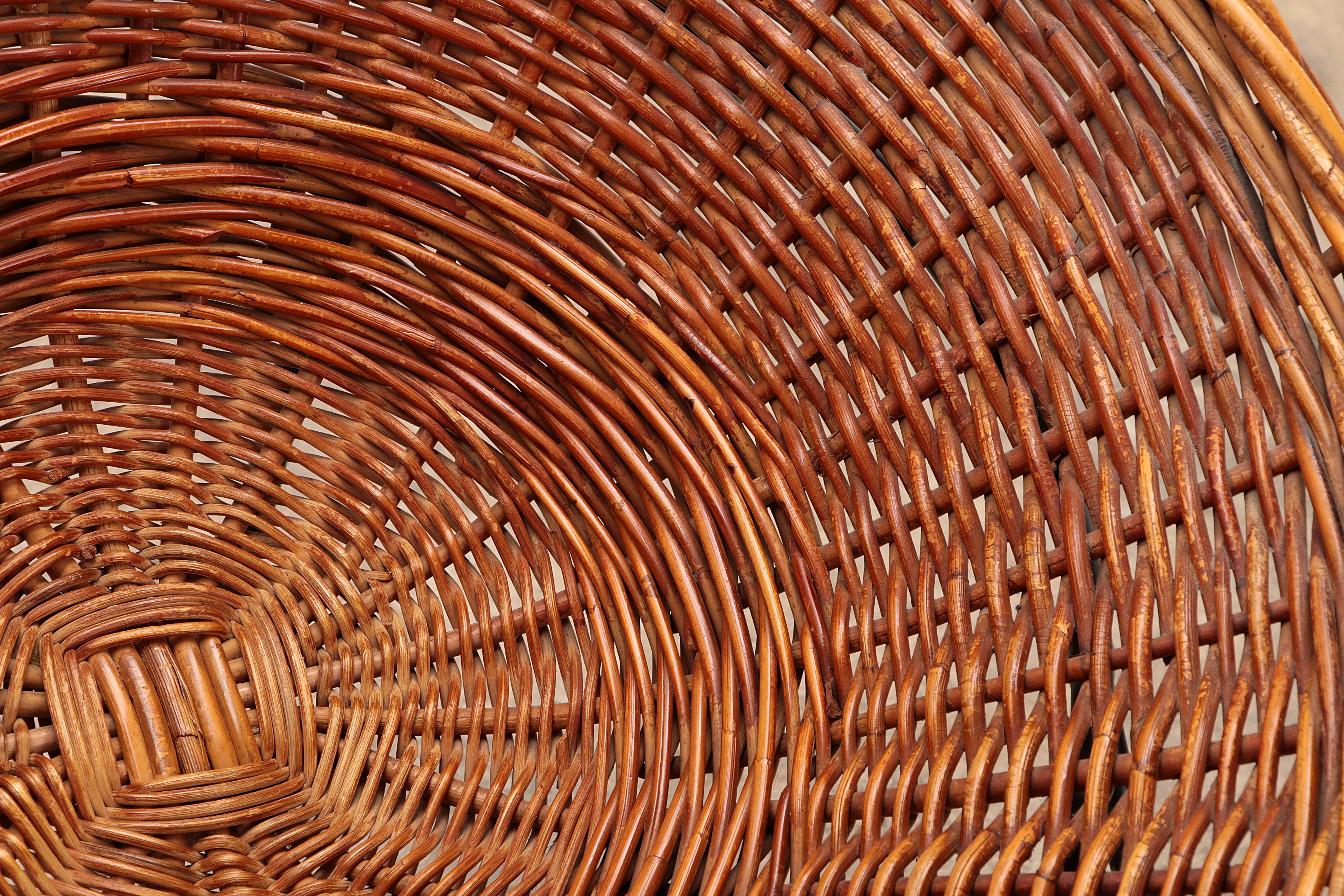 Mathieu Matégot rieten stoel 1950s