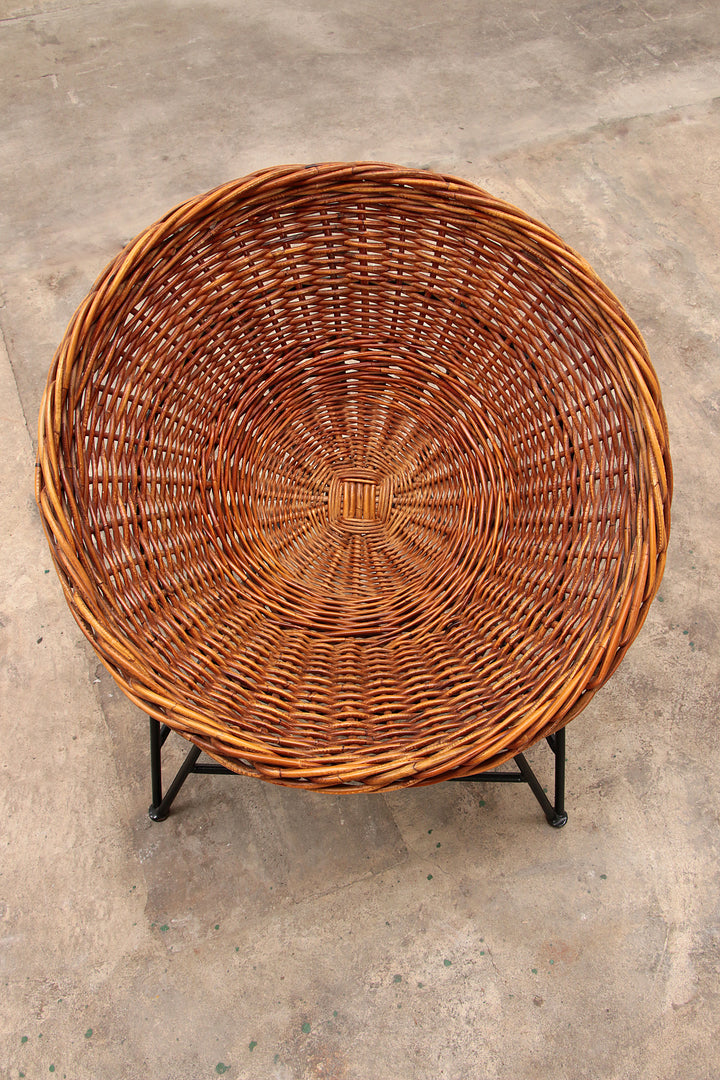 Mathieu Matégot rieten stoel 1950s